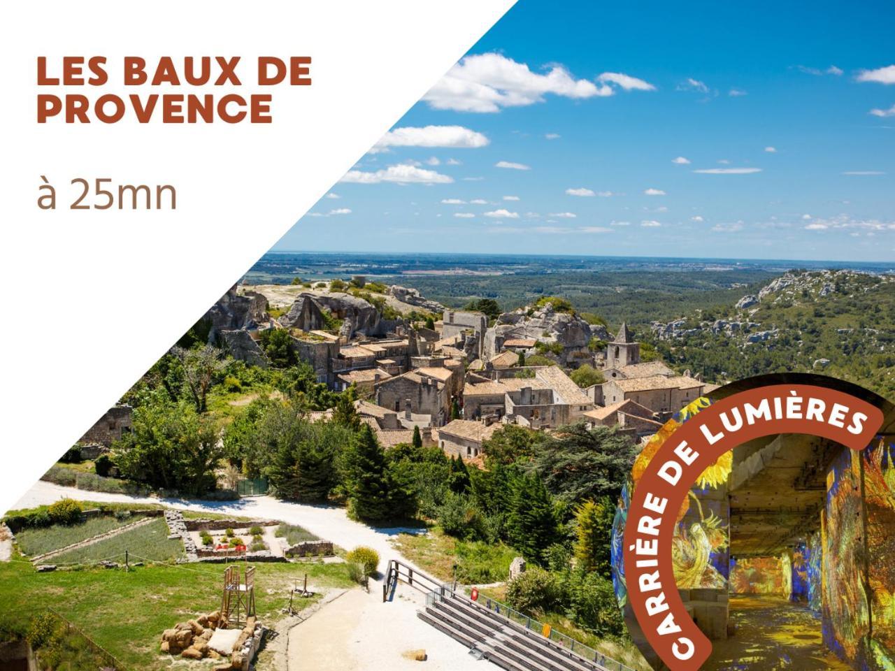 Superbe Appartement De Charme A 10Mn De Saint-Remy Noves Kültér fotó